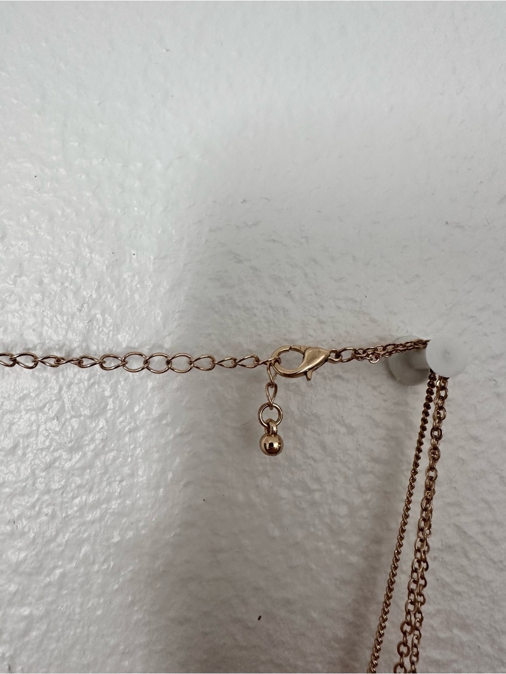 Triple-Layer Bar Necklace in Gold Tone - Picture 3 of 3